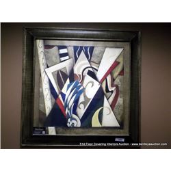 34”X34” ABSTRACT PRINT