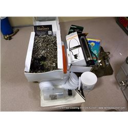 LOT: ASSORTED OFFICE SUPPLIES & LAMPS