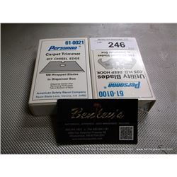 BOX: PERSONNA CARPET TRIMMER BLADES UTILITY BLADES 2X THE MONEY