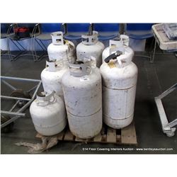 PALLET: PROPANE TANKS (8X THE MONEY)
