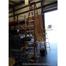 WERNER FIA12 FIBERGLASS STEPLADDER 12'