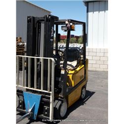 YALE GLC040AFNUAE082 4000 LB FORKLIFT, 1,602.7HOURS