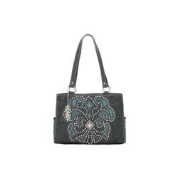 *NEW* American West Mayflower Large 3 Compartment Shopper Steel Blue/Sky Blue  Model 4089642
