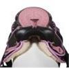Image 2 : NEW!! Pink Ostrich Synthetic Western Saddle Tack Set 15 16 [2086A]