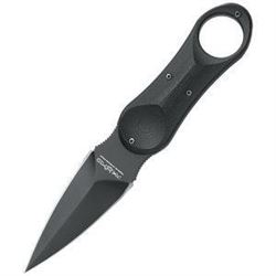 NEW!! U.T.K, Small, Black G-10 Handle, Black Blade, Plain,w/Sheath 8053675018001