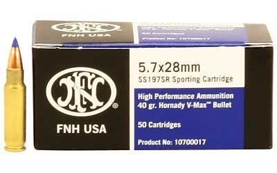 Federal Blue Box HALF CASE=20 BOXES Federal, Self Defense, 5.7x28MM, 40 Grain, V-Max ...