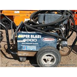 SIMPSON SW 4000 CVS 9106462 PRESSURE WASHER 3500RPM (print sequence:) 6760