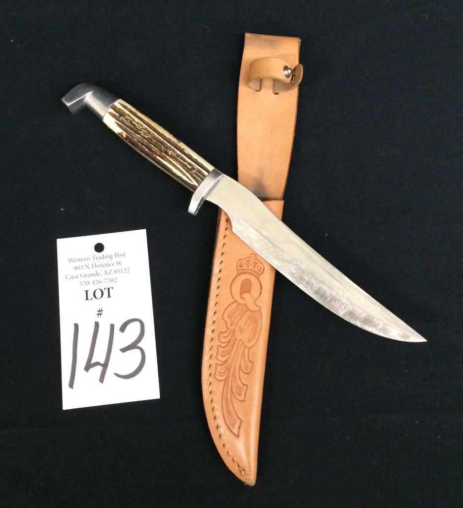 Queen Cutlery Hunting Knife With Sheath