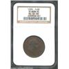 Image 1 : 1723 1/2P Hibernia Halfpenny MS64 Brown NGC.