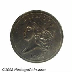 1793 1/2 C AU50 PCGS.