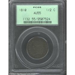 1810 1/2 C AU55 PCGS.
