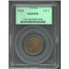 Image 1 : 1833 1/2 C MS64 Red and Brown PCGS.