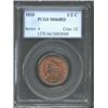 Image 1 : 1835 1/2 C MS64 Red PCGS.