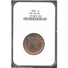 Image 1 : 1853 1C MS65 Red and Brown NGC.
