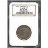 Image 1 : 1856 1C Upright 5 MS65 Brown NGC.