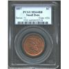 Image 1 : 1857 1C Small Date MS64 Red and Brown PCGS.