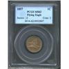 Image 1 : 1857 1C MS62 PCGS.