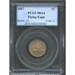1857 1C MS64 PCGS.