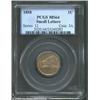 Image 1 : 1858 1C Small Letters MS64 PCGS.