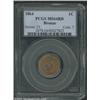 Image 1 : 1864 1C Bronze MS64 Red PCGS.