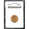 Image 1 : 1869 1C MS64 Red and Brown ANACS.