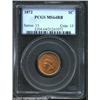 Image 1 : 1872 1C MS64 Red and Brown PCGS.