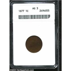 1877 1C AG3 ANACS.