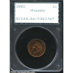 1882 1C MS66 Red PCGS.