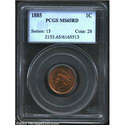1885 1C MS65 Red PCGS.