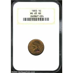 1893 1C MS65 Red NGC.