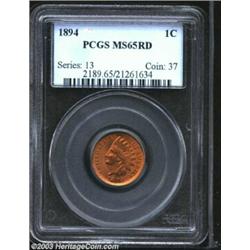 1894 1C MS65 Red PCGS.