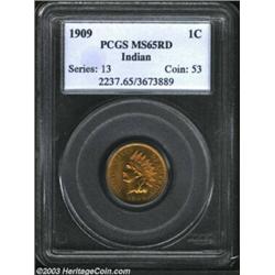 1909 1C MS65 Red PCGS.