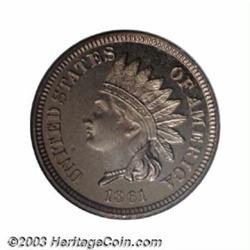 1861 1C PR65 Cameo PCGS.