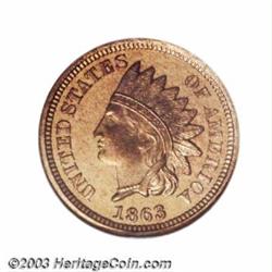 1863 1C PR67 Cameo NGC.