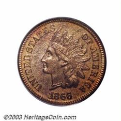 1866 1C PR66 Red PCGS.
