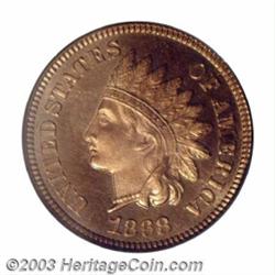1868 1C PR66 Cameo PCGS.