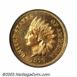 1870 1C PR65 Red PCGS.