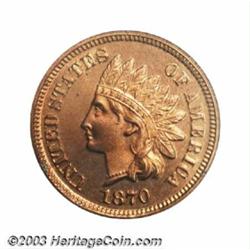 1870 1C PR66 Red PCGS.