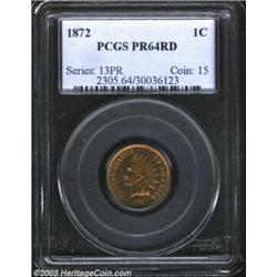 1872 1C PR64 Red PCGS.