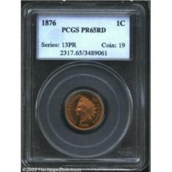 1876 1C PR65 Red PCGS.