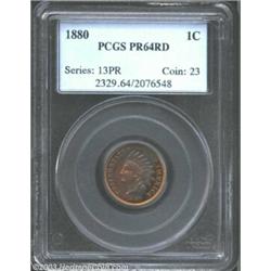 1880 1C PR64 Red PCGS.