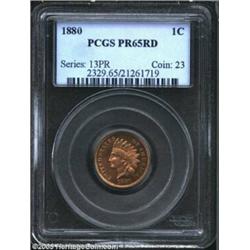 1880 1C PR65 Red PCGS.