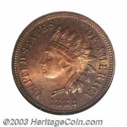 1882 1C PR64 Red NGC.