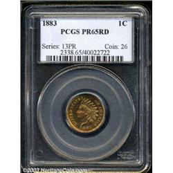 1883 1C PR65 Red PCGS.