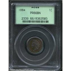 1884 1C PR66 Brown PCGS.