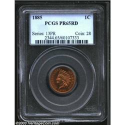 1885 1C PR65 Red PCGS.