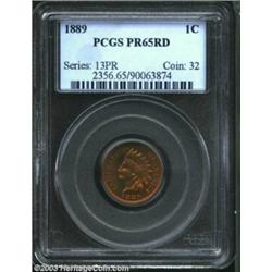 1889 1C PR65 Red PCGS.