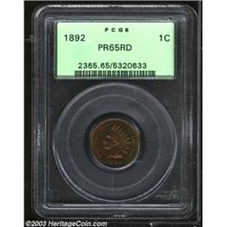 1892 1C PR65 Red PCGS.