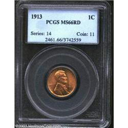 1913 1C MS66 Red PCGS.