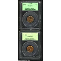 1915-D MS65 Red PCGS,